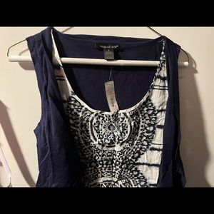 NEW— August Silk — short sleeve summer blouse